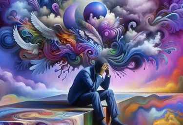 Illustrazione dedicata all’umore e alle emozioni difficili